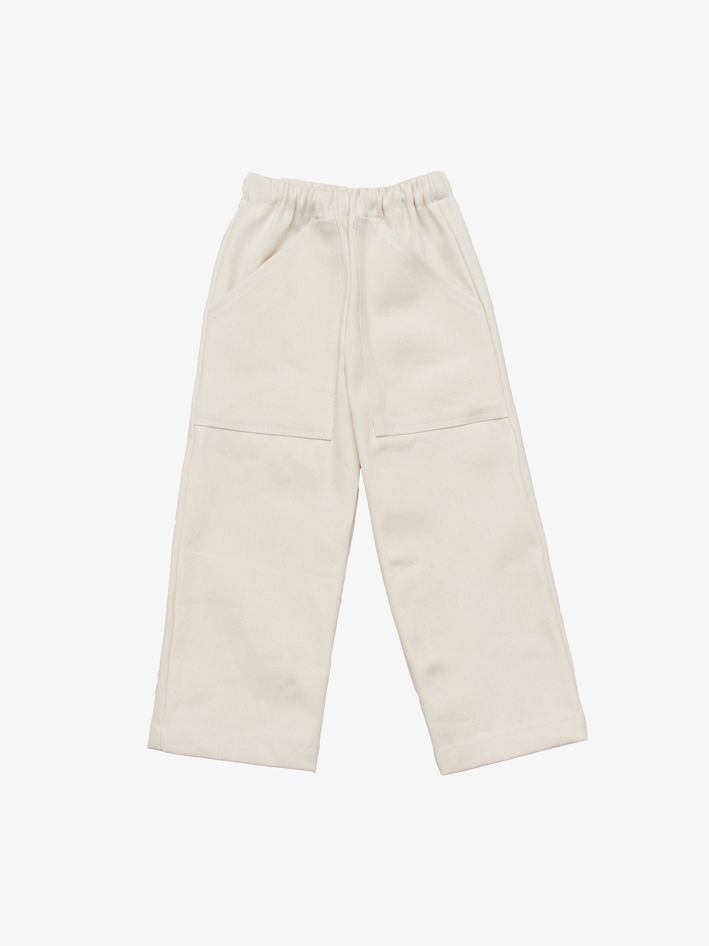 ECRU WIDE JEANS