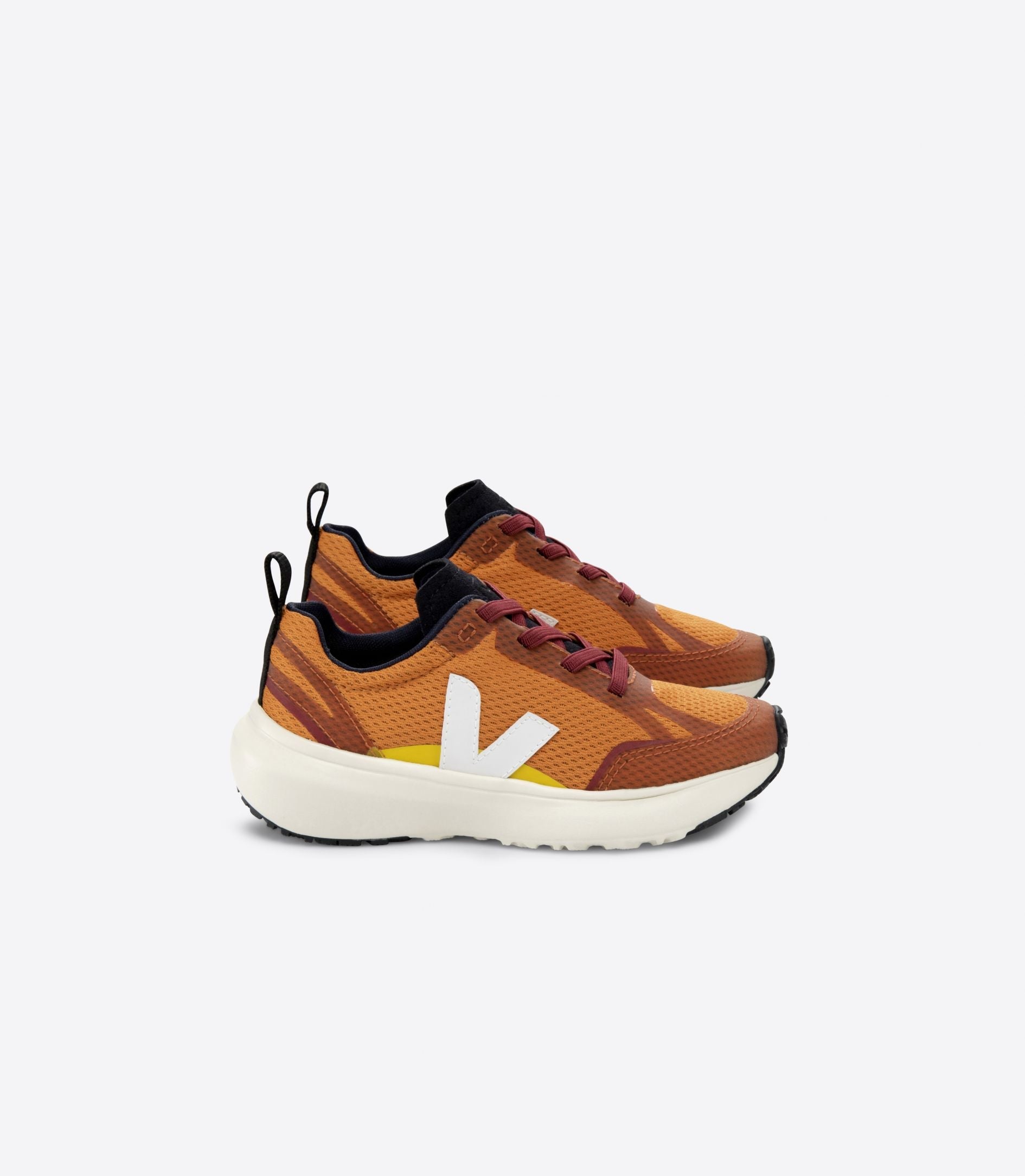 VEJA Kids Canary Pumpkin White P Denim