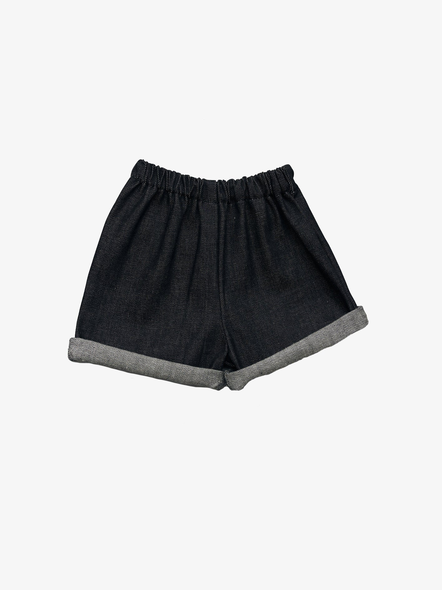 P Denim Kids Denim Shorts - Charcoal