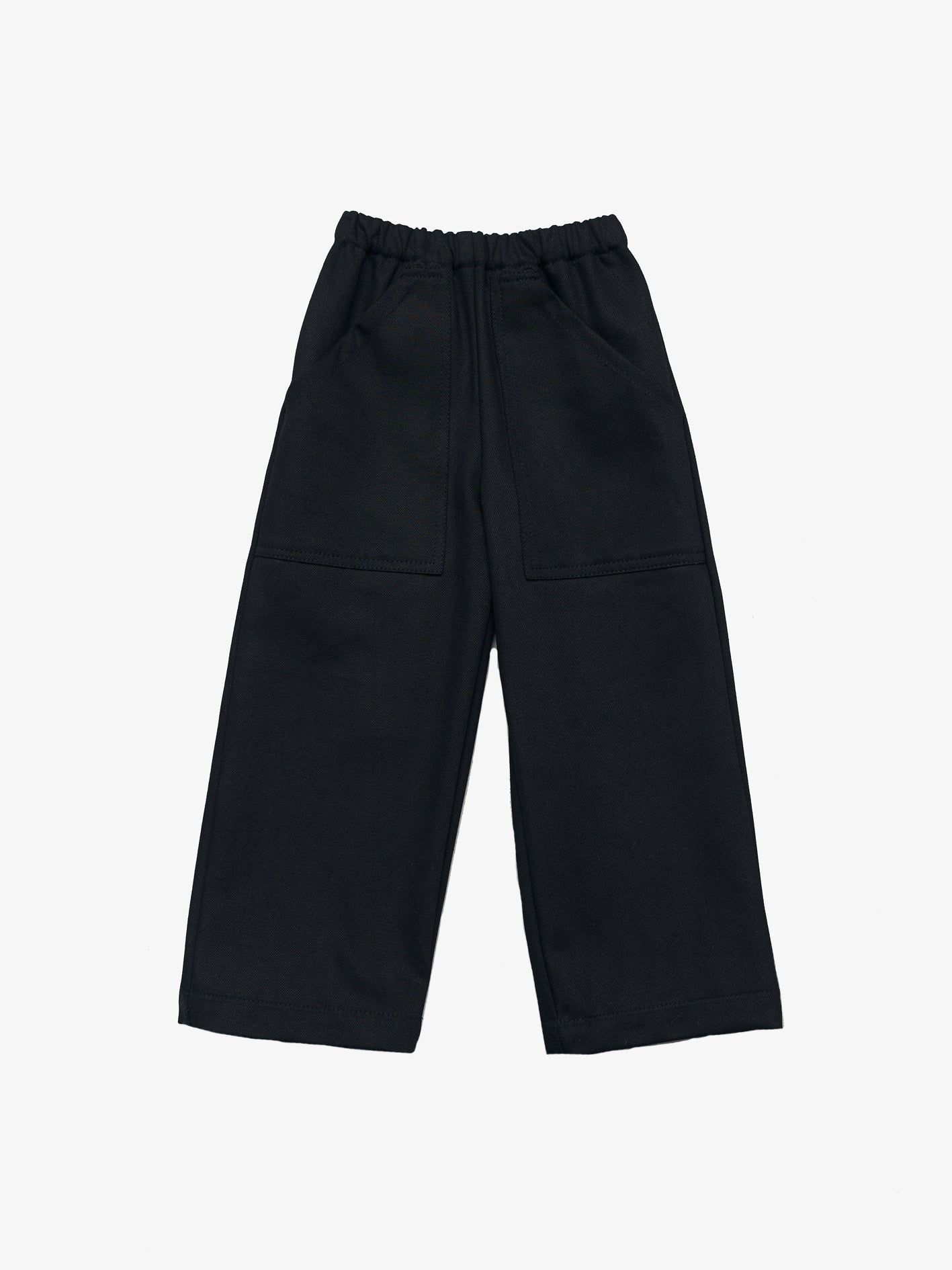 P Denim Kids Wide Jeans - Black